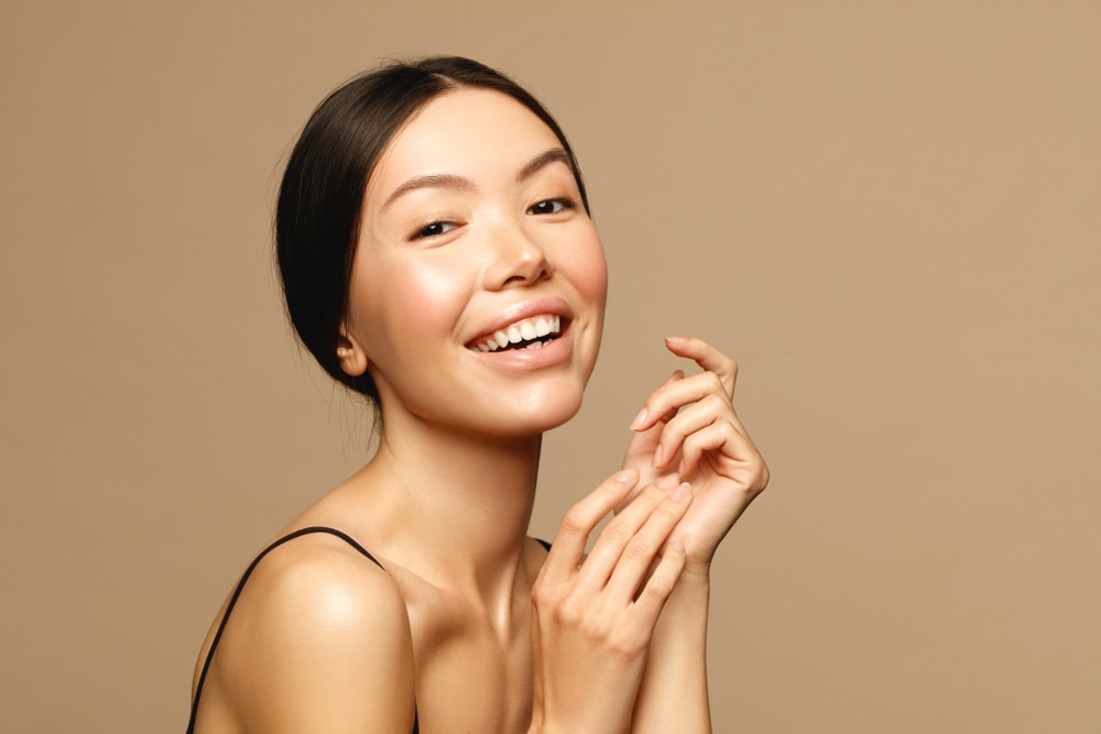 Asian,Young,Woman,Portrait.,Skin,Care,beauty,Treatment,And,Spa,Concept.